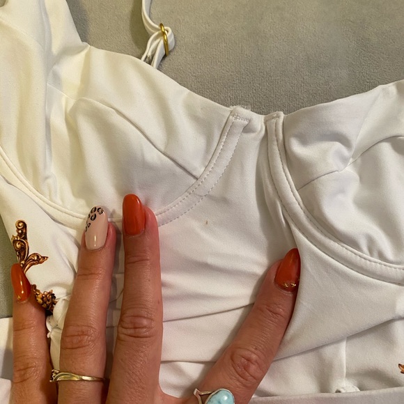 WEWOREWHAT Baroque Border one piece NEW WITH TAGS - Picture 3 of 8